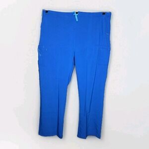 Carhartt Force Cross Flex Modern Scrub‎ Pants Women Blue 3XL Tall Cargo Bootcut